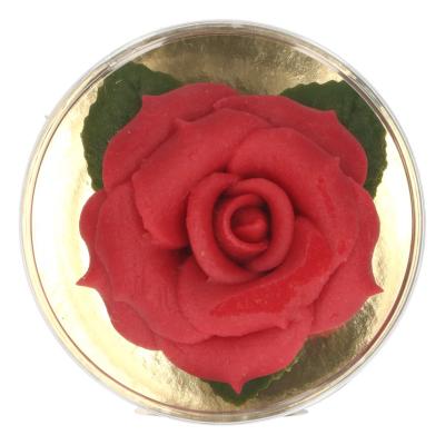 marcipánová-ruža-veľká-s-listami-červená