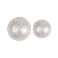 Čokoládová guľa biela perleť mix veľkosť 10ks