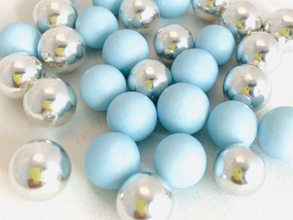 SDP cukrové perly mix modré 90g
